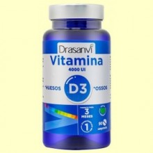 Vitamina D3 4000 UI - 90 comprimidos - Drasanvi