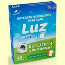 Tiras de Detergente Ecológico Para Ropa Fragancia Lino - Luz