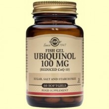 Fish Gel Ubiquinol 100 mg - 60 cápsulas - Solgar