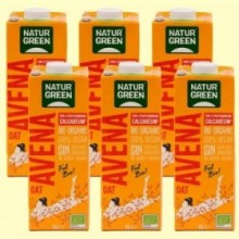 Bebida de Avena con Calcio Bio - Pack 6 x 1 litro - NaturGreen