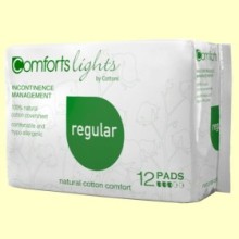 Compresas Regular Incontinencia Algodón 100% - 12 unidades - Cottons Organic