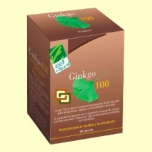 Ginkgo 100 - Memoria - 60 cápsulas - 100% Natural
