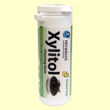 Chicles Xylitol Anti Caries Sabor Té Verde - Miradent - 30 chicles